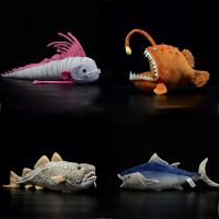 Cute Lifelike Oarfish Tuna Codfish Plush Doll Simulated Marine Life Animals  Fish Model  Toys