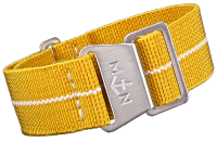 สายนาฬิกาสีเหลือง สายนาโต้ 22mm MN STRAPS Yellow with White Centerline 22mm