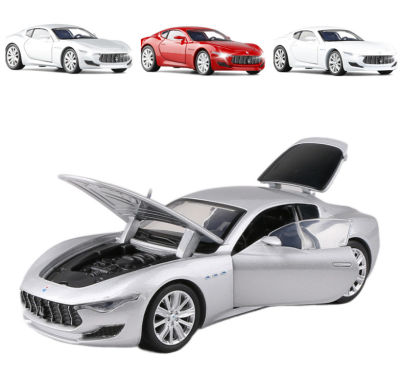 1:32 Maserati ALFIERI ล้อแม็กรถยนต์รุ่นเสียงและแสงดึงกลับคอลเลกชัน D Iecast ยานพาหนะรถยนต์ของเล่นสำหรับเด็ก