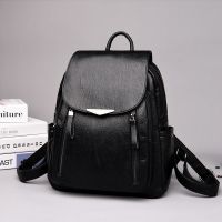 ◐ Pu Leather Backpack Women