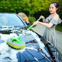 【CC】❡▬  Car Cleaning Telescopic Handle Details Adjustable Super Absorbent Washing Mop Window