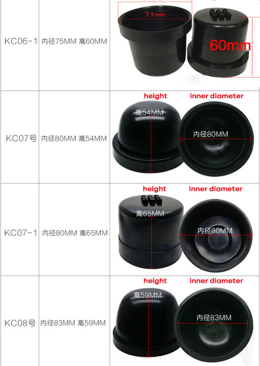 1pcs-car-hid-led-headlight-dust-cover-sealing-cap-rubber-waterproof-dustproof-headlamp-cover-55mm-65mm-70mm-75mm-85mm-90mm