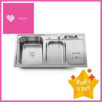 ซิงค์ฝัง 2หลุม LTP PUD8845 สเตนเลสBUILT-IN SINK LTP PUD8845 2B STAINLESS STEEL **บริการเก็บเงินปลายทาง**