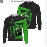 2023  3D Fashion Kawasaki Motorcycle Hoodies Unisex 3D Pullovers Personality