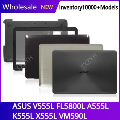 New For ASUS V555L FL5800L A555L K555L X555L VM590L Laptop LCD back cover Front Bezel Hinges Palmrest Bottom Case A B C D Shell