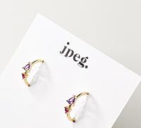 jpegshop - charming two tone earring (Silver 925+18K)