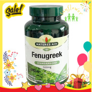 Lợi Sữa Cỏ Cà ri Fenugreek 500mg Natures Aid 90 viên Của Anh Quốc