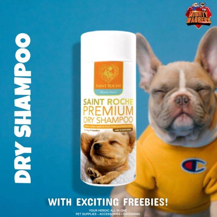 vx3COD Saint Roche Dry Dog Shampoo 128g Lazada PH