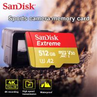 Sandisk การ์ดหน่วยความจำแบบเดิมไมโครการ์ด SD สุดขีด A1 A2 V30แฟลชการ์ด U3 64GB 32การ์ด GB TF 128GB เมมโมรี่ไมโคร SD สำหรับโดรน DJI