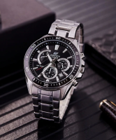 Casio Edifice นาฬิกาข้อมือผู้ชาย โครโนกราฟ สายแสตนเลส รุ่น EFR-552D-1AV -มั่นใจ ของแท้ 100% ประกันศูนย์ CMG 1 ปีเต็ม (ส่งฟรี เก็บเงินปลายทาง