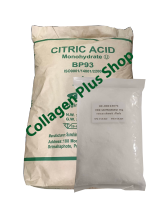 Citric Acid Monohydrate กรดมะนาว โมโนไฮเดรต (Sunshine) สารให้ความเปรียว ให้รสเปรี้ยว อ่อนกว่า ชนิด Anhydrous แต่จะมีราคาถูกกว่า ขนาด 1 กิโลกรัม