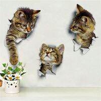 3Pcs Wall Stickers Stereo Background Painting Cartoon Room Decoration Indoor Furnishing Accessories