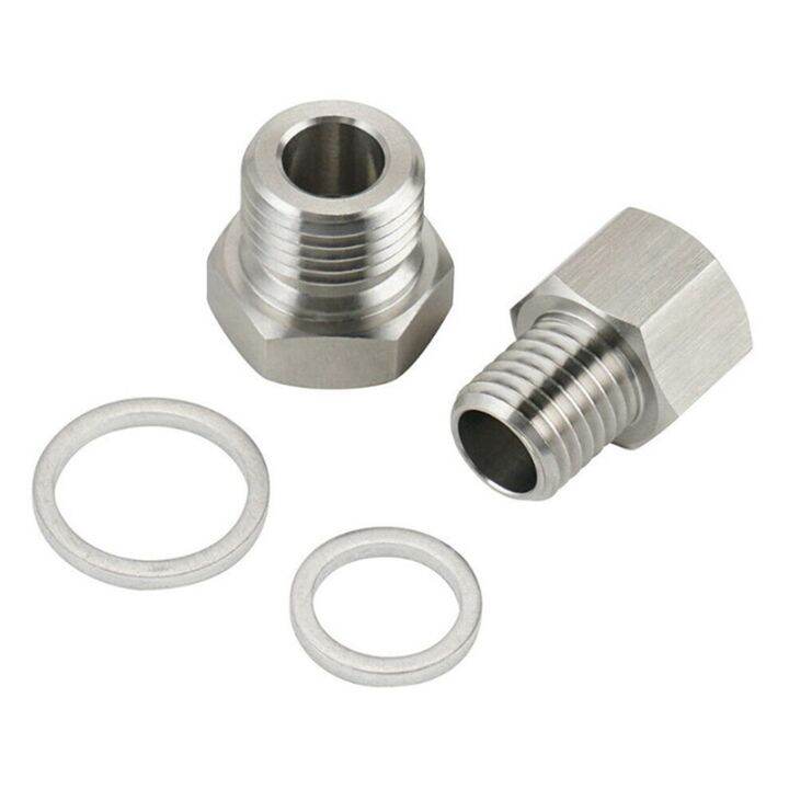 2X Practical Oil Pressure Adapter Fitting LS Swap Gauge Sensor Adapter