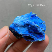 100 ธรรมชาติที่สวยงาม Azurite และ Malachite Symbiotic แร่ตัวอย่างคริสตัลหินและคริสตัลรักษาคริสตัล