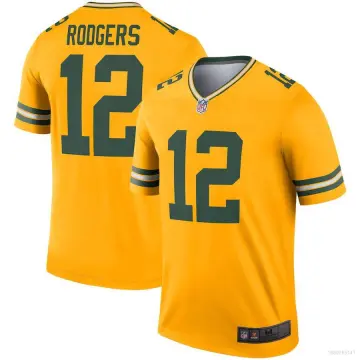 Men's Majestic NFL Packers jersey #12 Rodgers, Green mesh XL