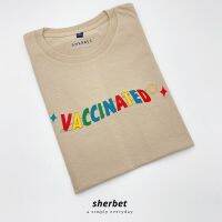 เสื้อยืดvaccinated *☺︎︎|sherbet.teeshop