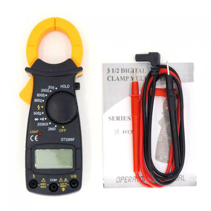 Clamp Multimeter DT3266F Mini Digital Clamp Ammeter Lazada PH