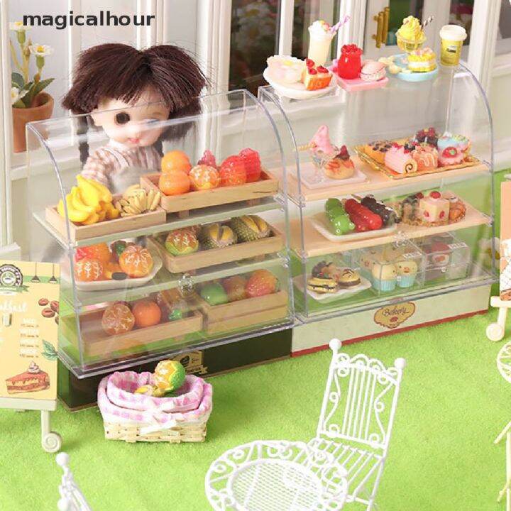 magicalhour-โมเดลตู้โชว์เค้กจิ๋ว-1-12-สําหรับตกแต่งบ้านตุ๊กตา