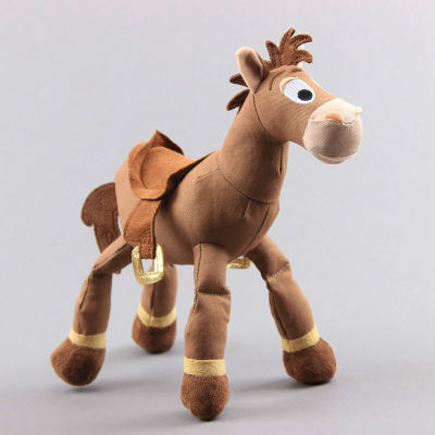25cm Cartoon Story Stuffed Animals Bullseye Cute Little Horse Model Doll Birthday Girl Baby Kids Gift For Children Plush Toys