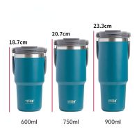 【CW】Tyeso Cold Double-layer Hot 304 Stainless Travel Bottle Vacuum 900ml Cup Mug Water Thermos Car Insulation And Coffee Steel Flask