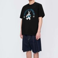 Men T Shirts Mmlg 87 Fashion Rabbit Anime Printed Cotton Streetwear Short Sleeve Summer Style Oversized Luxury T Shirt