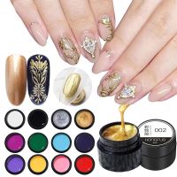 【YP】 8ml Gel Colorful Painting Varnish Abstract Semi Permanent UV Glue Manicure