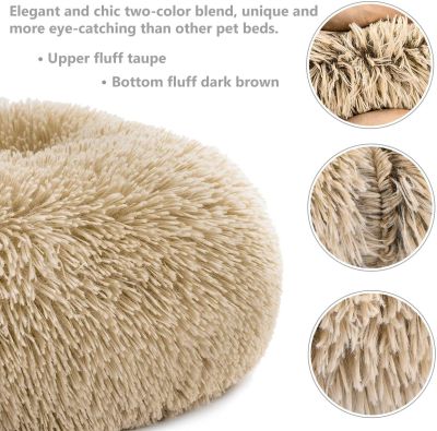 Super Soft Dog Bed Plush Cat MAT Puppy kennel for Small meduim Large Dogs sofa ladors House round kitten Cushion Bask