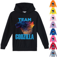 Godzilia เสื้อสเวตเตอร์เด็กผู้ชายผ้าคอตตอน65% 9สี,ผ้าฝ้าย + โพลีเอสเตอร์35% ไฟเบอร์เสื้อฮู้ดอนิเมะเสื้อผ้าเด็กรองเท้าแตะเด็กผู้ชายหรือหญิงฤดูใบไม้ร่วงเกาหลีแขนยาว0000