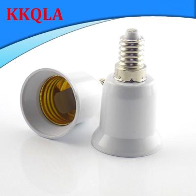 QKKQLA E14 To E27 Lamp Holder Converter 220V Fireproof Socket Base Converters Light Bulb Adapter Lighting Accessories