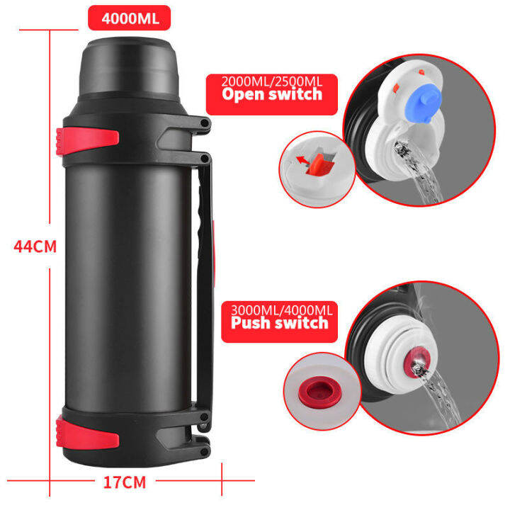 2-3-4l-กระติกน้ำเก็บอุณหภูมิ-สแตนเลส-304-ขวดเก็บความเย็น-ความจุขนาดใหญ่-กระติกเก็บน้ำร้อน-กระบอกน้ำสแตนเลส-กระติกน้ำ304-x1