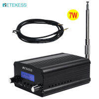 Retekess TR509 1W/7W เครื่องส่งสัญญาณ FM สำหรับคริสตจักร,เครื่องส่งสัญญาณออกอากาศ FM ที่ได้รับการรับรองจาก FCC,สถานีวิทยุมินิสเตอริโอระยะยาวสำหรับภาพยนตร์ไดรฟ์อิน,ที่จอดรถของโบสถ์,ดอกไม้ไฟแสดงไฟ