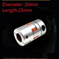 1pc Three Jaws D20L25 Coupler Aluminium Plum Flexible Shaft Coupling Motor Connector CNC Flexible Couplings 5/6/6.35/8/10/12mm