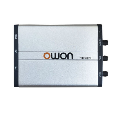 Owon VDS1022ออสซิลโลสโคปแบบดิจิตอล100Msa/S 25Mhz แบนด์วิดท์มือถือคอมพิวเตอร์พกพา USB Oscilloscopes