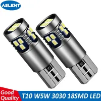 (Premium car) ASLENT T10 W5W Super Bright LED Auto Wedge หลอดไฟที่จอดรถ Canbus ไม่มีข้อผิดพลาดภายในโดมโคมไฟ WY5W รถด้านข้าง12V