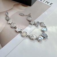 New Arrival Trendy Cartoon Sheep Plant Design Retro Thai Silver Ladies Charm Bracelet Jewelry For Women Birthday Gifts No Fade