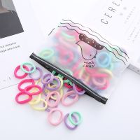 【CW】 50/100pcs Kid Small Hair Bands Baby Children Headbands Colorful Elastic Tie Scrunchie Rope Accessories