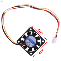 Deng 1PC 4010 40mm 40*40*10พัดลมระบายความร้อน12V 0.8W 0.06A 3Pin Cooler heatsink MINI Fan