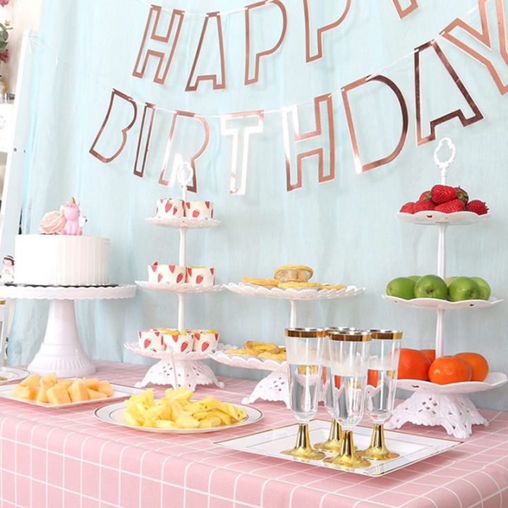 Plastic Cake Stand Display Rack Wedding Decoration Birthday Cake ...