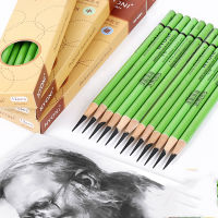 ศิลปินที่มีคุณภาพมืออาชีพร่างถ่านดินสอปลอดสารพิษวาดดินสอชุดเครื่องมือสำหรับอุปกรณ์ศิลปะ