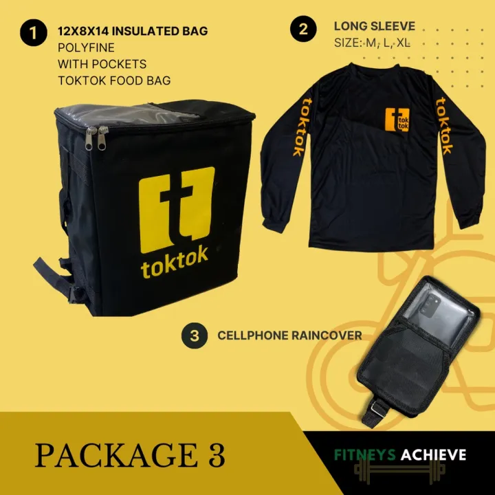 SMALL TOKTOK INSULATED THERMAL BACKPACK Delivery bag 12X8X14 Lazada PH