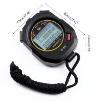 Classic Waterproof Digital Professional Handheld LCD Handheld Sports Stopwatch Timer Stop Watches with String for Sports