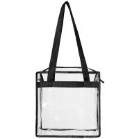 New fashion trend PVC transparent jelly bag niche ins sports field crossbody bag large capacity transparent bag