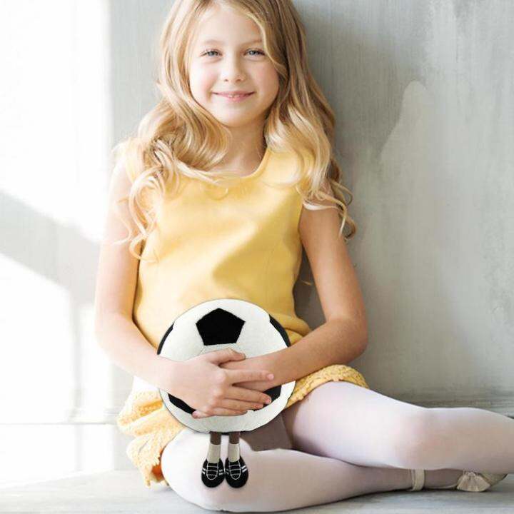 plush-football-ball-smile-basketball-plush-toy-cute-ball-pillow-car-home-football-doll-smiley-ball-vent-throw-doll-indoor-decor-workable