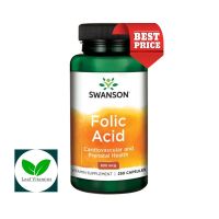 NEW Swanson Premium Folic Acid 800 mcg / 250 Caps