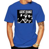 Mens Clothing New Shirt Agent Orange American Punk Rock Band Logo Black T Shirt Size S 3Xl