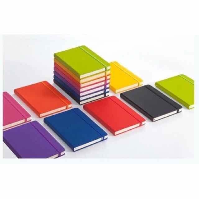 A6 Notebook Stationery Moleskin Rubber Diary Strap w/ String Lock
