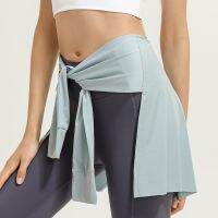 2023 Summer Bandage Skirts Women One Piece Fitness Fake Shirts Sports Yoga Short Ballet