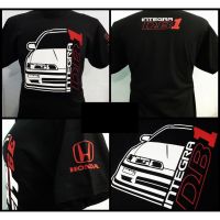 DB1รถ Honda Integra * ด้านหน้า (เสื้อยืดสีดำ)