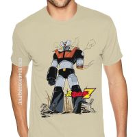 Sport Anime Mazinger Z Cartoon T-Shirt Men Mens Plus Size Gothic Style Anime Tshirt Retro Cotton Round Neck Tee