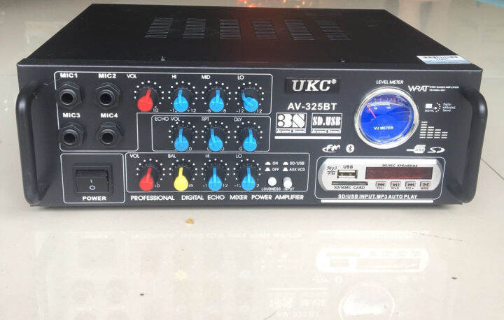 ukc-เครื่องขยายเสียง-ac-dc-mini-2x120w-stereo-power-amplifier-bluetooth-usb-fm-media-solutions-รุ่น-av-325bt-pt-shop